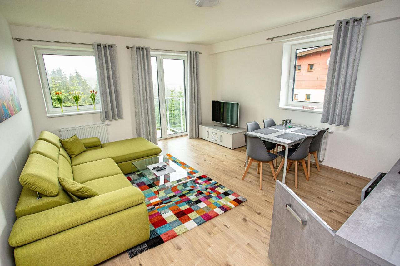 Green Apartment Klinovec By Mountain Ways Loučná pod Klínovcem Bagian luar foto